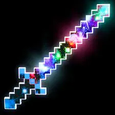 24" LIGHT-UP GALAXY PIXEL SWORD