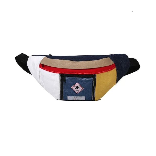 Casual Canvas Waist Bag