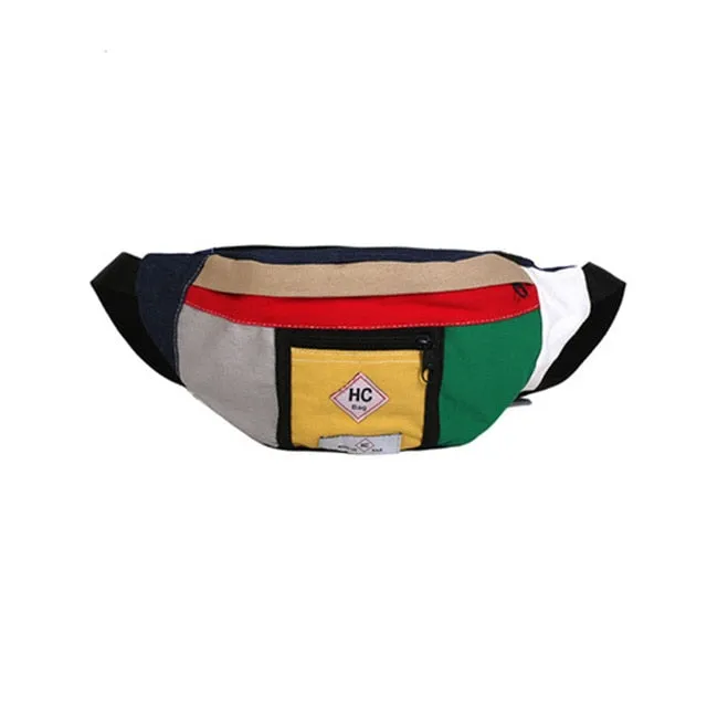 Casual Canvas Waist Bag