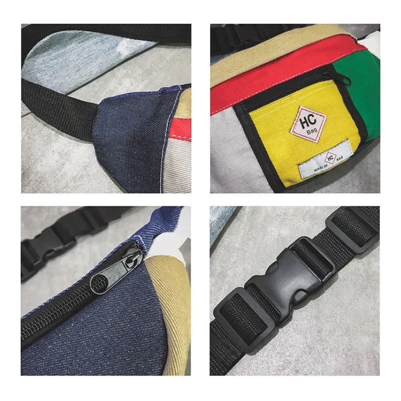 Casual Canvas Waist Bag