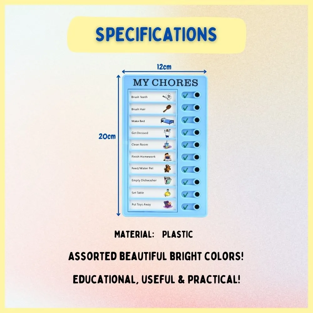 Chore Checklist Board