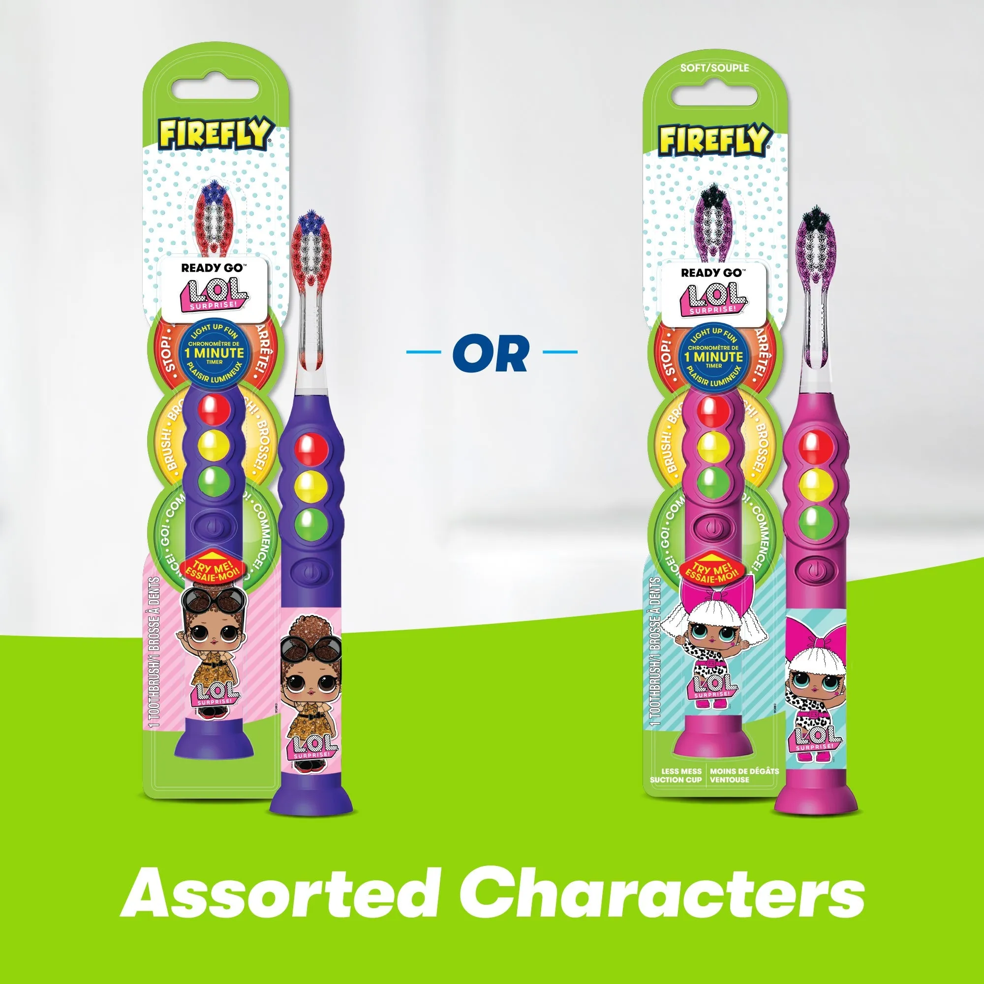 Firefly Ready Go L.O.L. SURPRISE! Light Up Timer Toothbrush, 1 Count