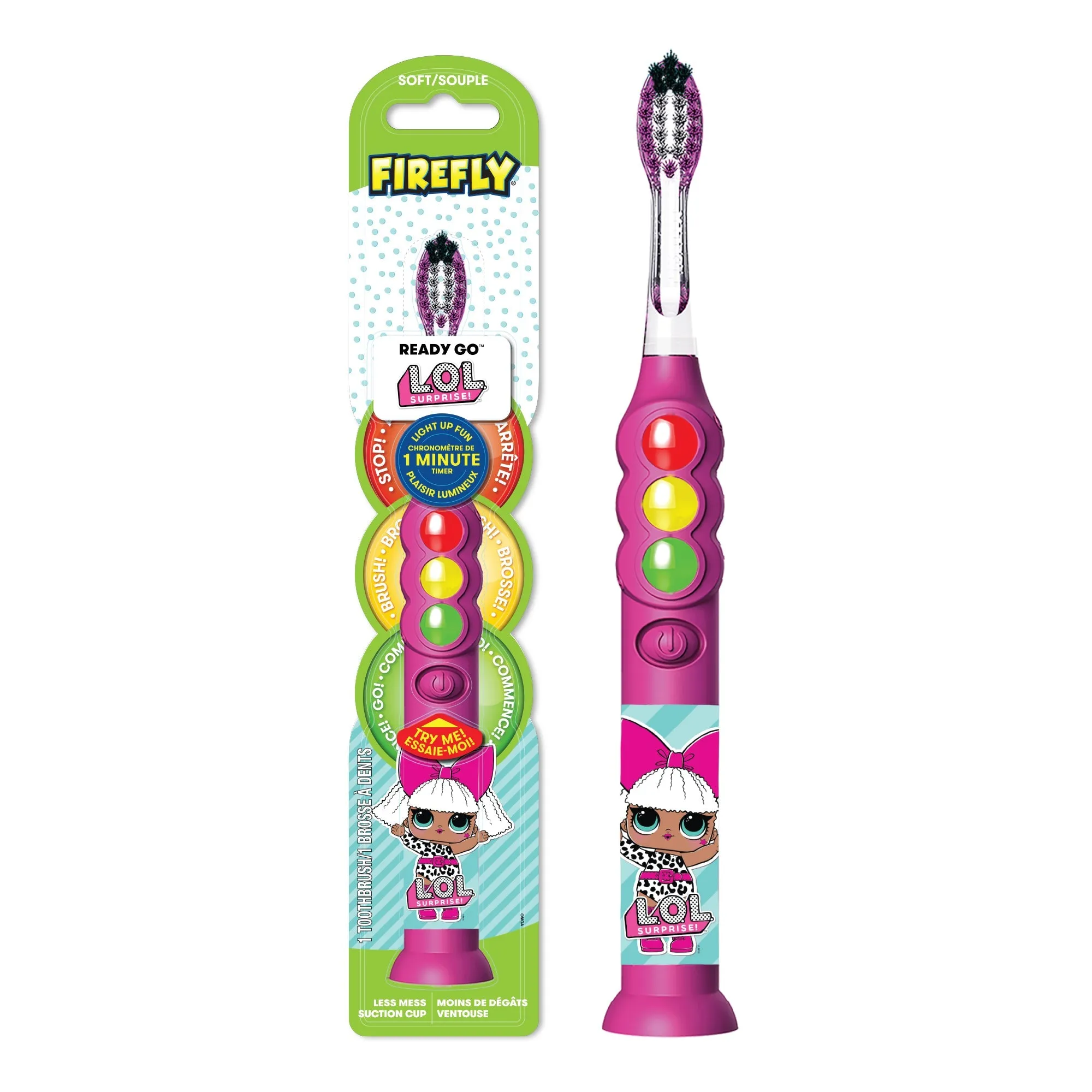 Firefly Ready Go L.O.L. SURPRISE! Light Up Timer Toothbrush, 1 Count