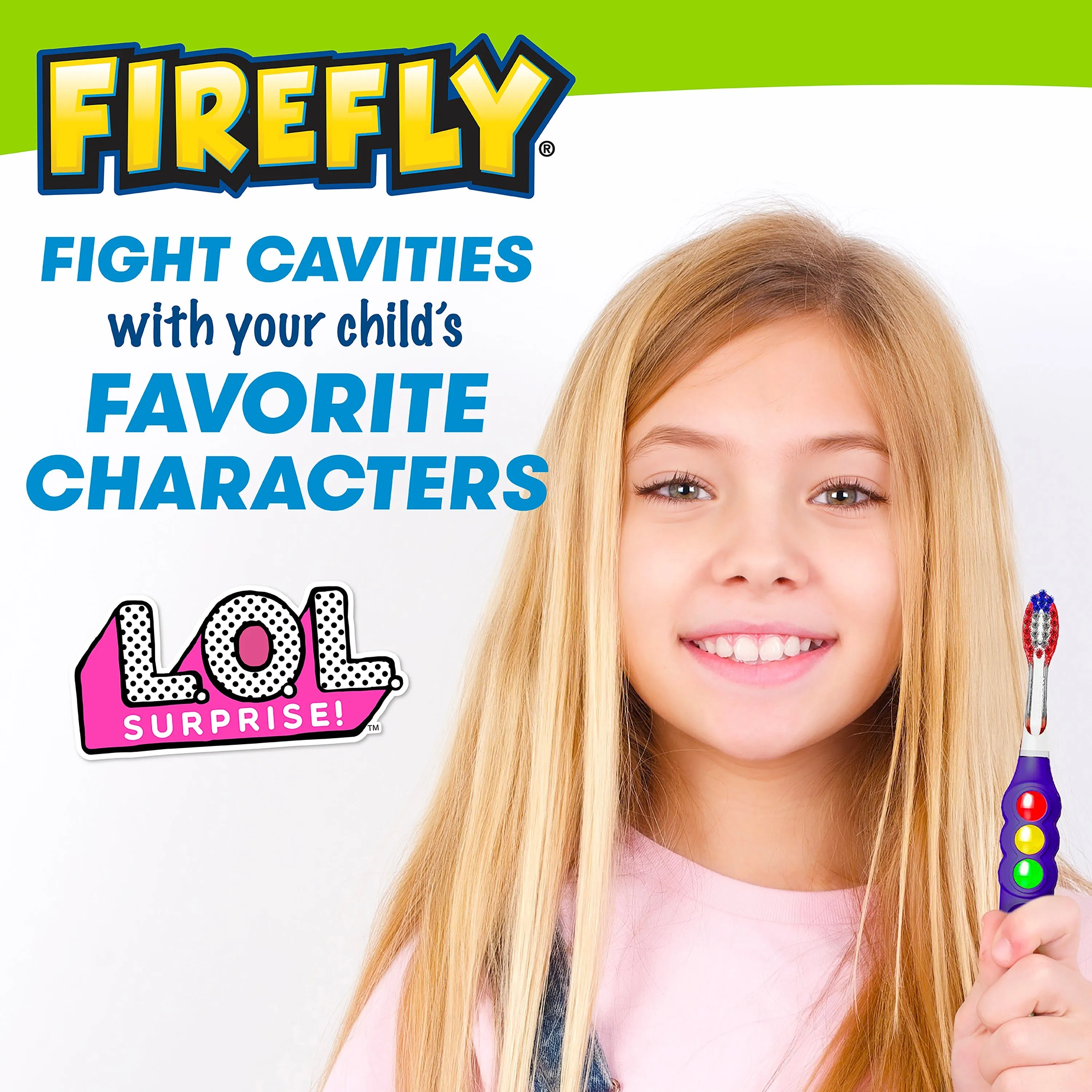 Firefly Ready Go L.O.L. SURPRISE! Light Up Timer Toothbrush, 1 Count