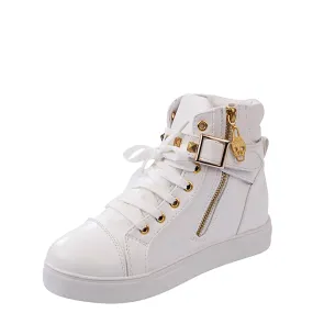 Funki Buys | Boots | Women's Zip Buckle Ankle Boot Sneakers