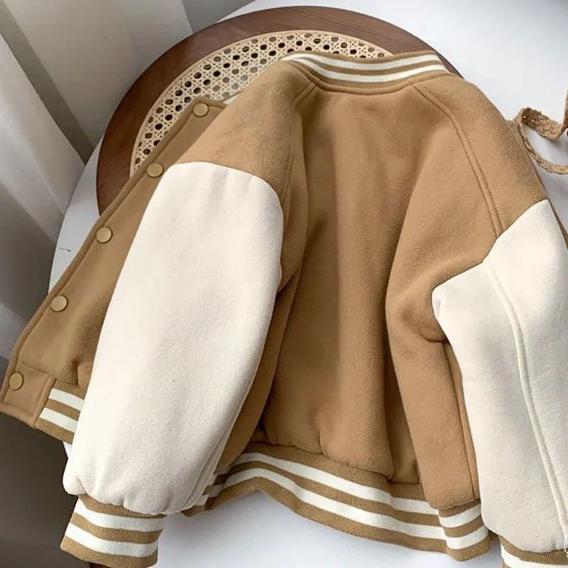 Kids Sports Baseball-styled Jacket