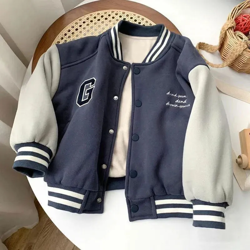 Kids Sports Baseball-styled Jacket