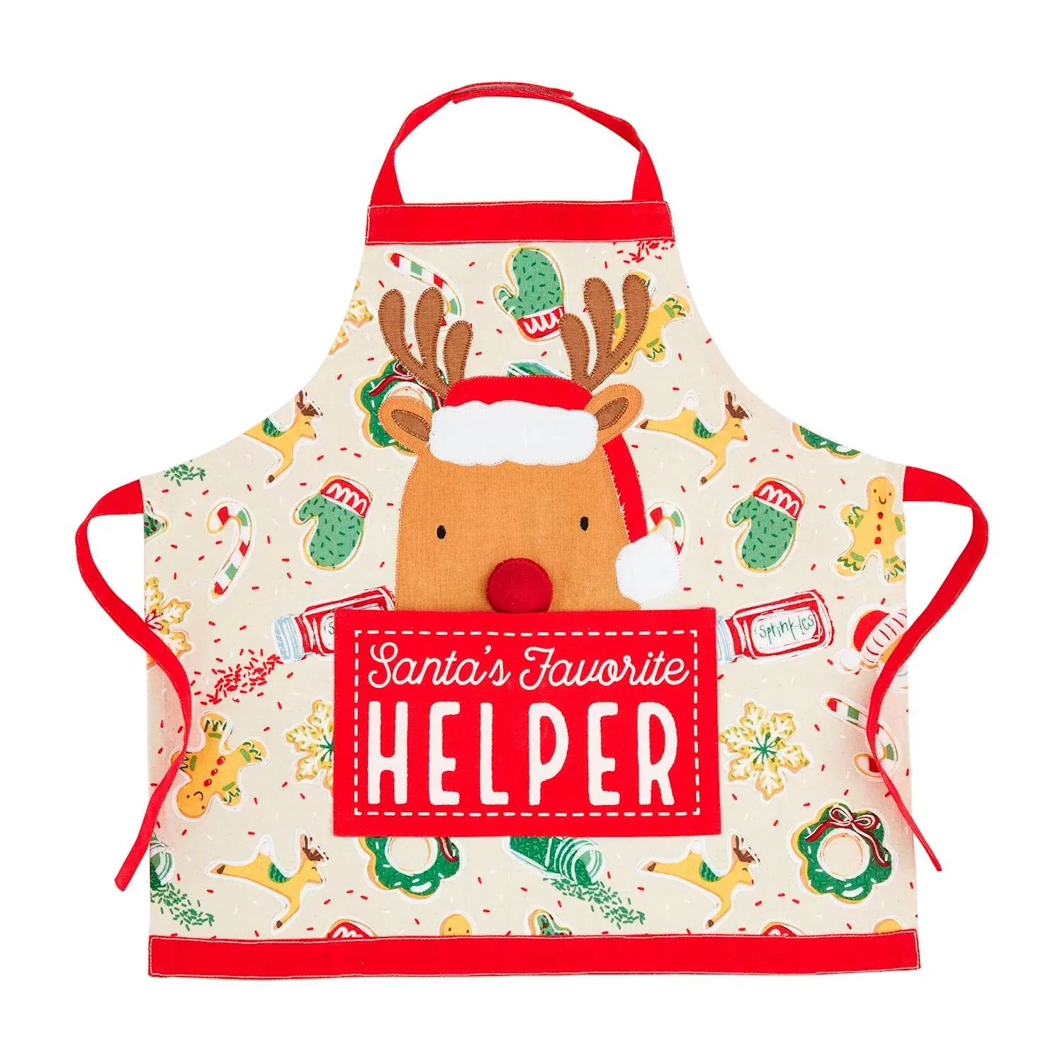 Light Up Santa Apron