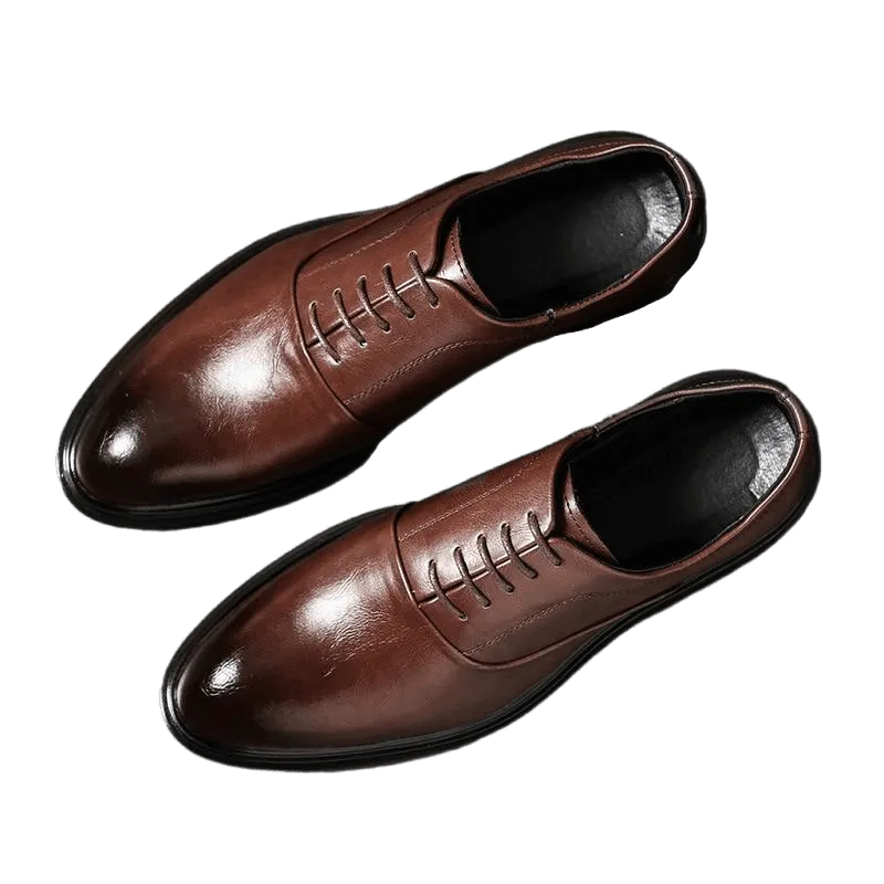 Men Dress Shoes -  Ronald Leather Oxford Shoes