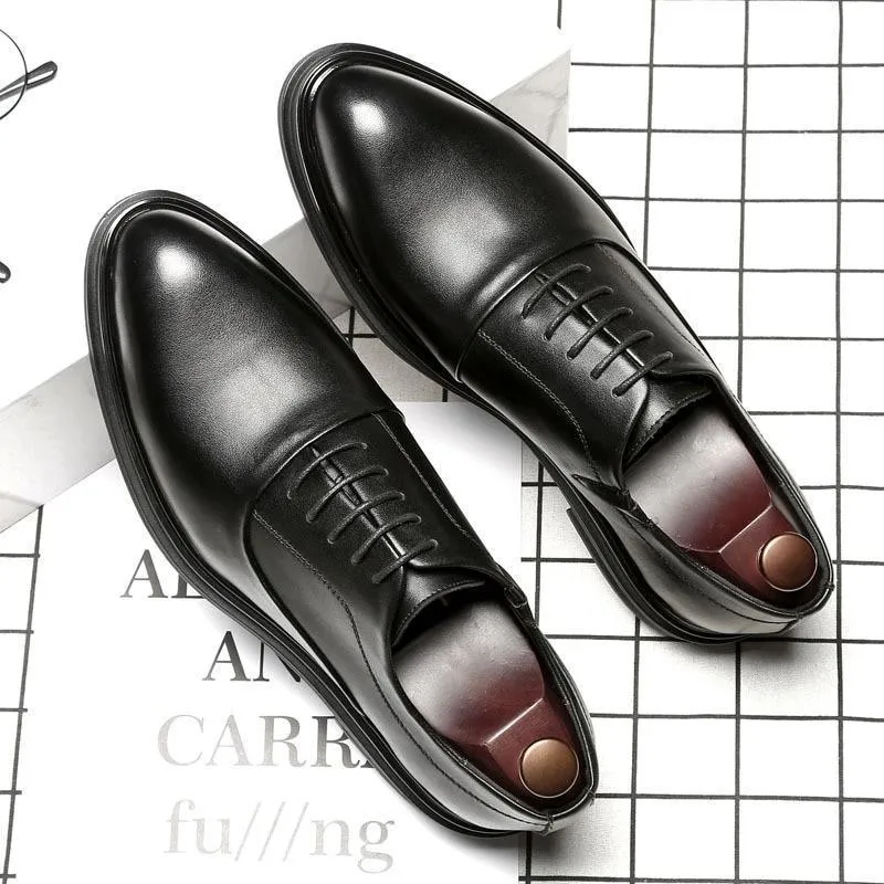 Men Dress Shoes -  Ronald Leather Oxford Shoes