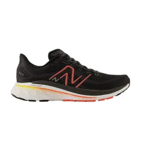 Men's 860 V13 (2E) Wide Fit - Black/Hot Marigold