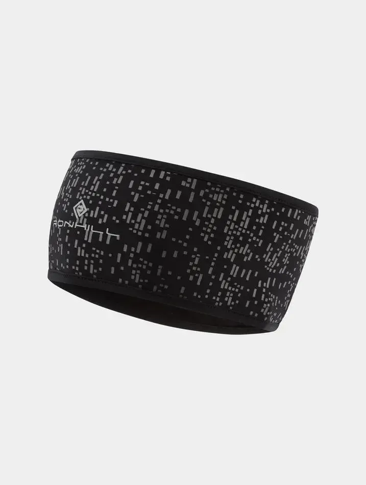 Night Runner Headband - Black/Reflect