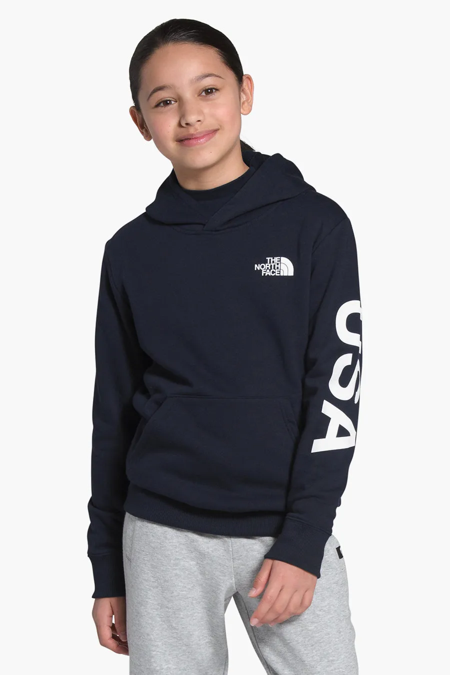 North Face Youth IC USA Kids Hoodie (Size 6 left)