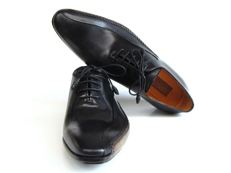 Paul Parkman Black Leather Oxfords