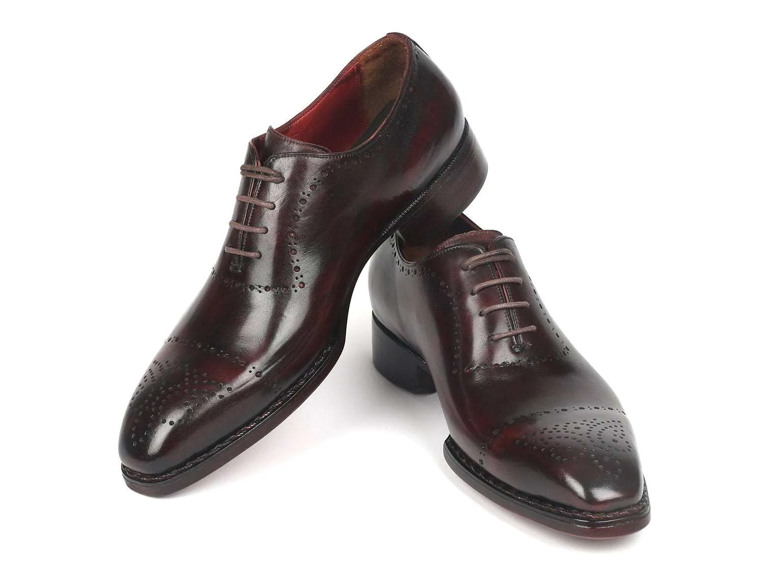 Paul Parkman Hand-Painted Leather Oxfords