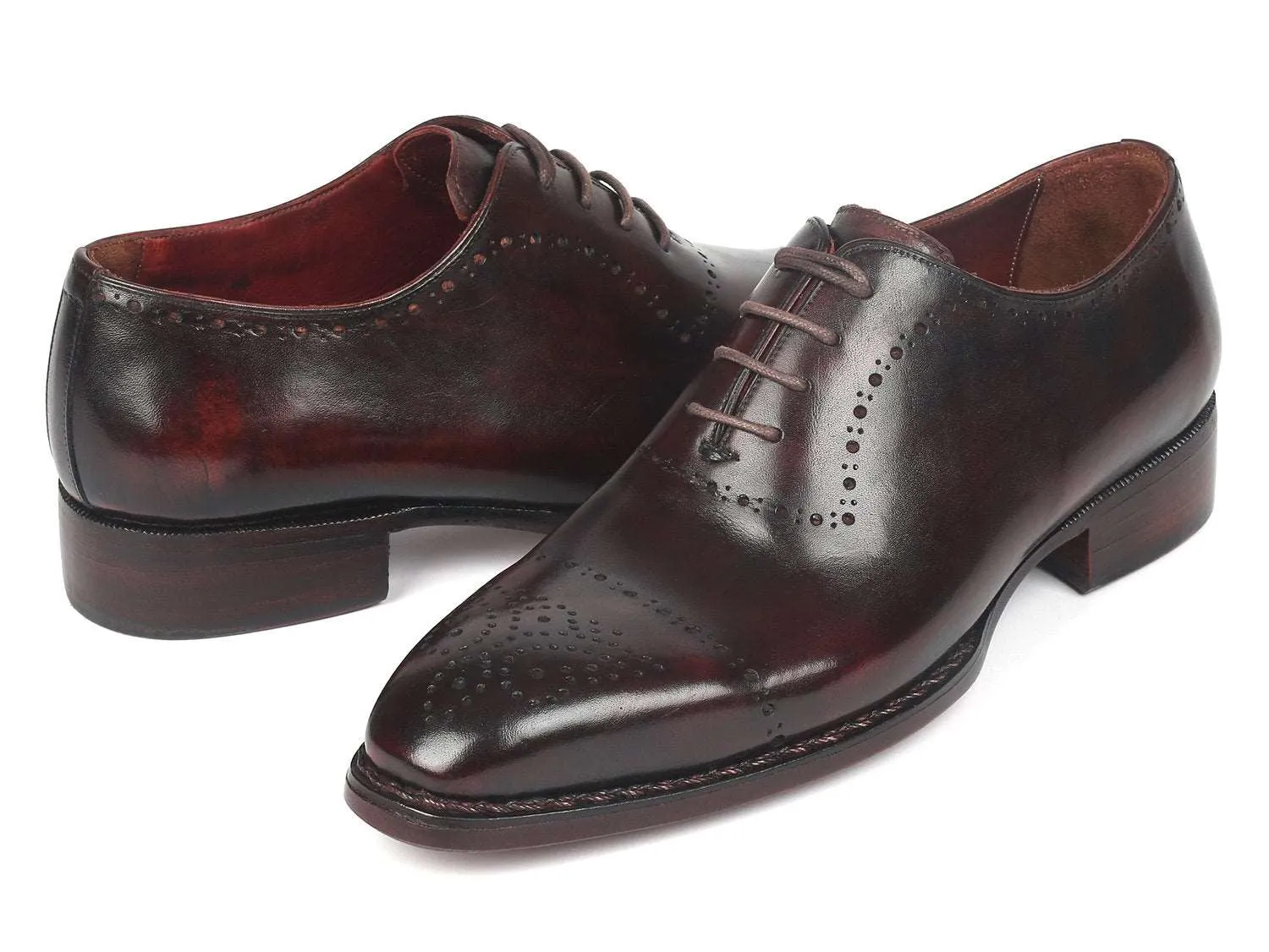 Paul Parkman Hand-Painted Leather Oxfords