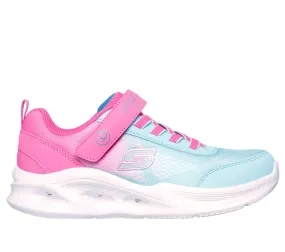 Skechers Turquoise Sola Glow S-Lights Children's Sneaker