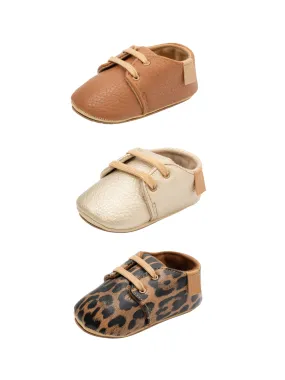 Unisex Lace Moccasin Shoes For Baby